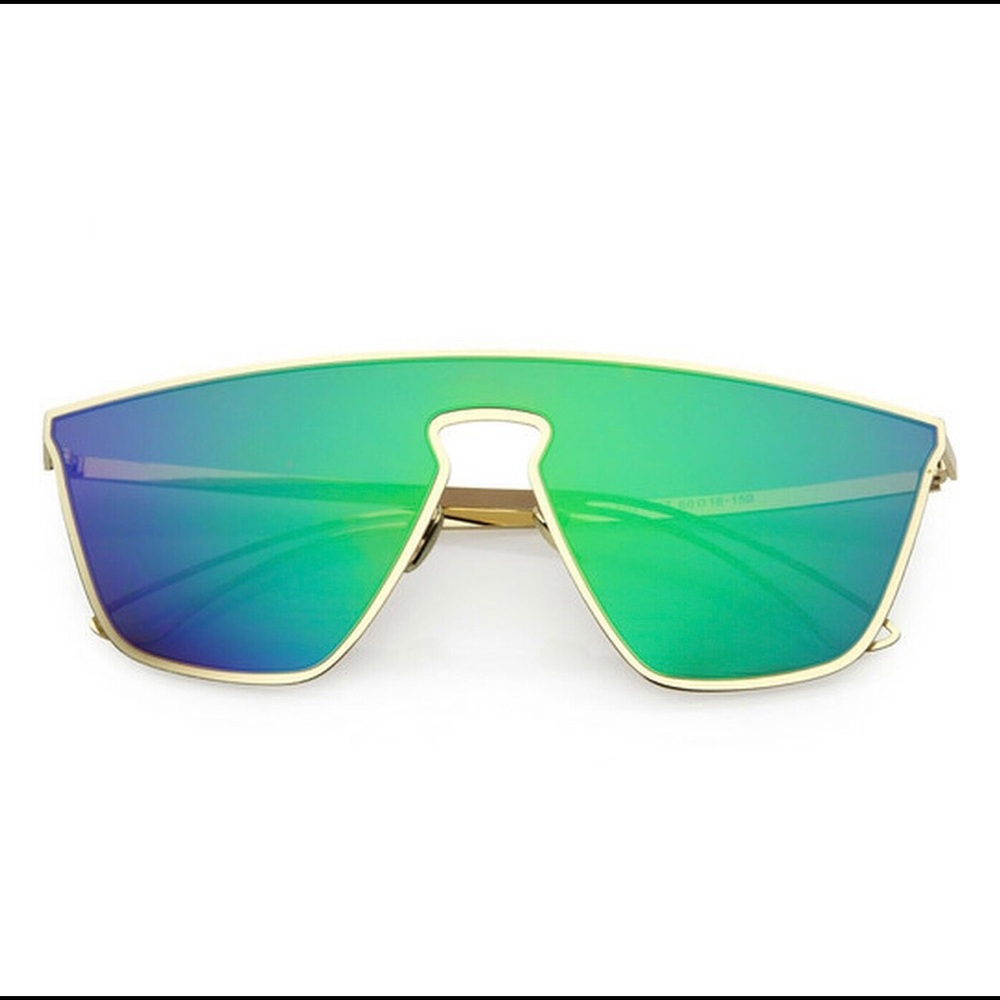 TERRIA MODERN MIRRORED SUNGLASSES